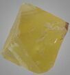 Yellow Cleaved Fluorite Octahedron - Illinois #36155-2